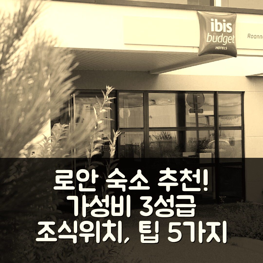 로안 숙소 여행 호텔 추천 이비스 버젯 로안 | 가성비 뛰어난 3성급 조식과 위치, 예약 팁 5가지