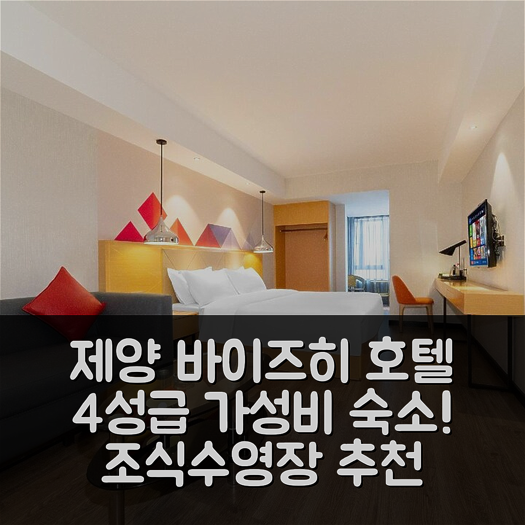 제양 숙소 여행 호텔 추천 바이즈히 호텔 | 가성비 뛰어난 4성급 조식과 수영장 5가지 매력