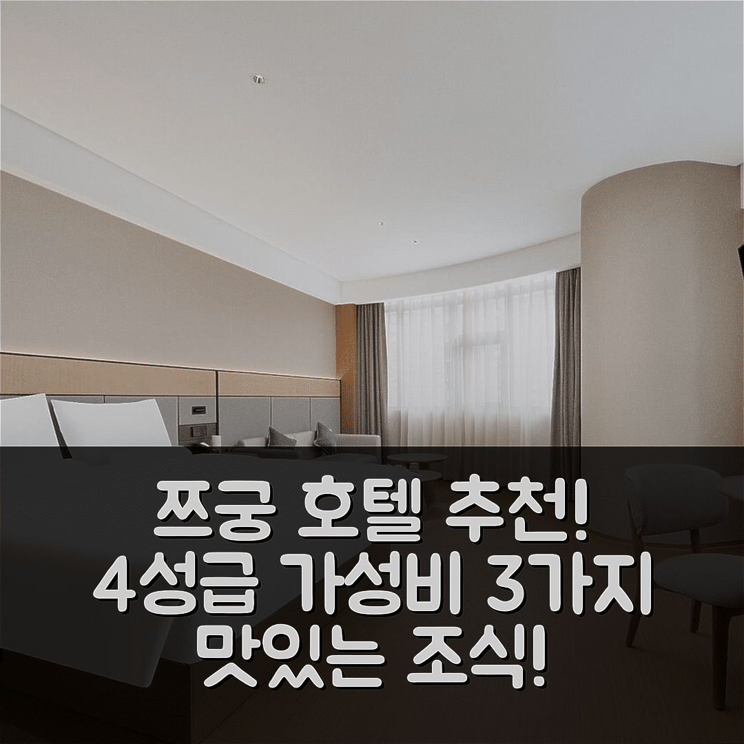쯔궁 숙소 여행 호텔 추천 지 호텔 지공 | 3가지 조식과 4성급 가성비 좋은 위치 5가지 이유