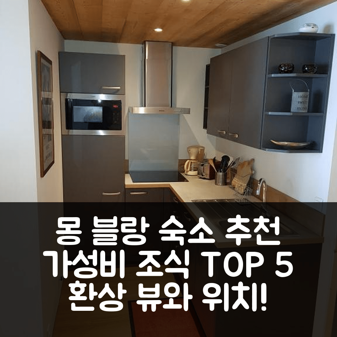 샤모니 몽 블랑 숙소 여행 호텔 추천 모던 아파트 뷰 | 5가지 가성비 좋은 조식과 환상적인 위치