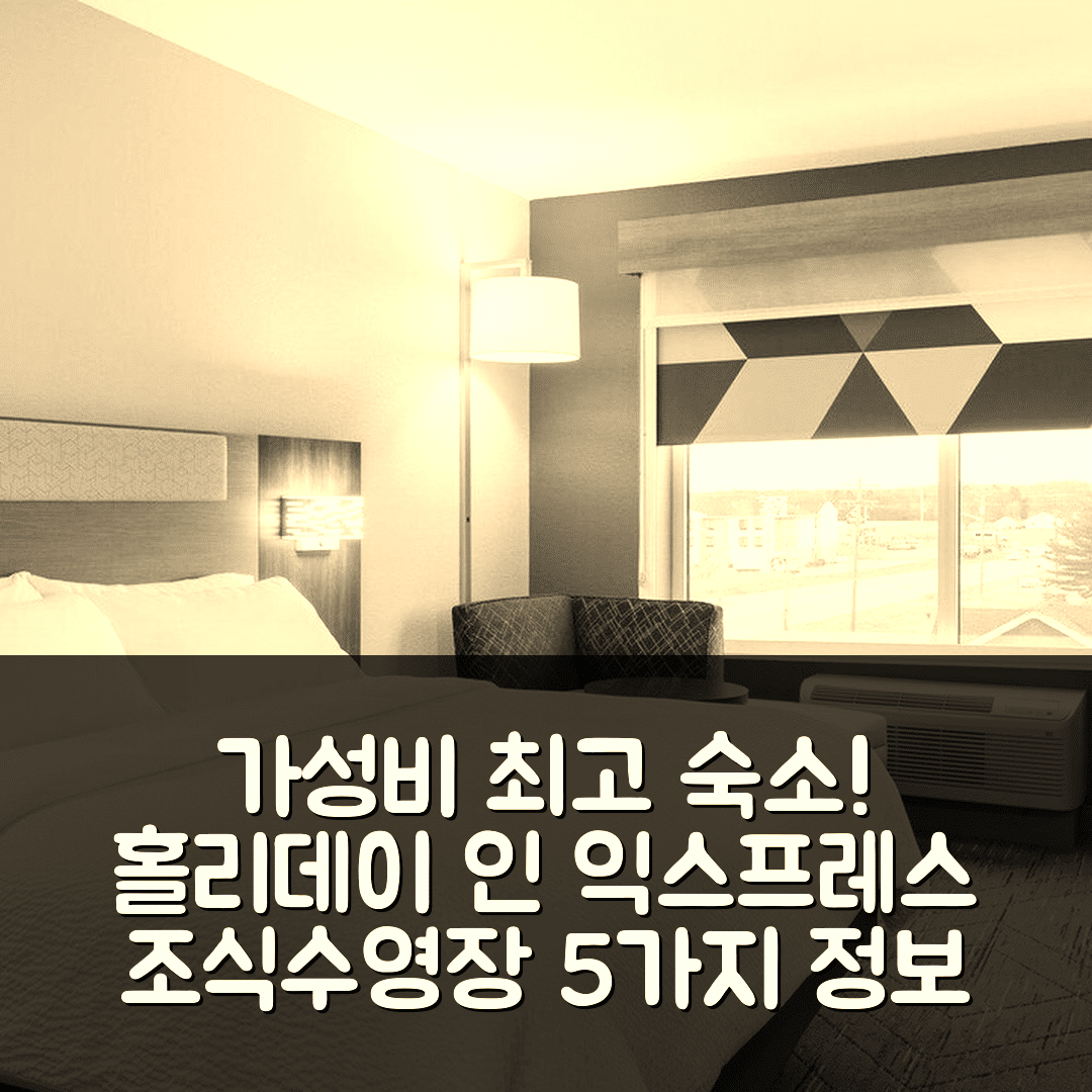 윌리엄스턴 숙소 여행 호텔 추천 홀리데이 인 익스프레스 | 가성비 뛰어난 조식과 수영장 정보 5가지