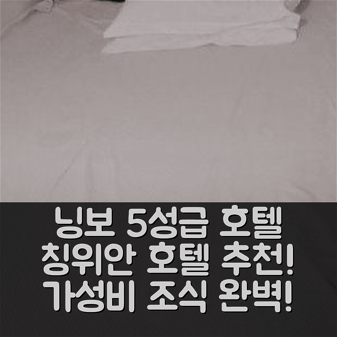 닝보 숙소 여행 호텔 추천 칭위안 호텔 | 조식과 가성비가 뛰어난 5성급 위치 및 예약 팁 7가지