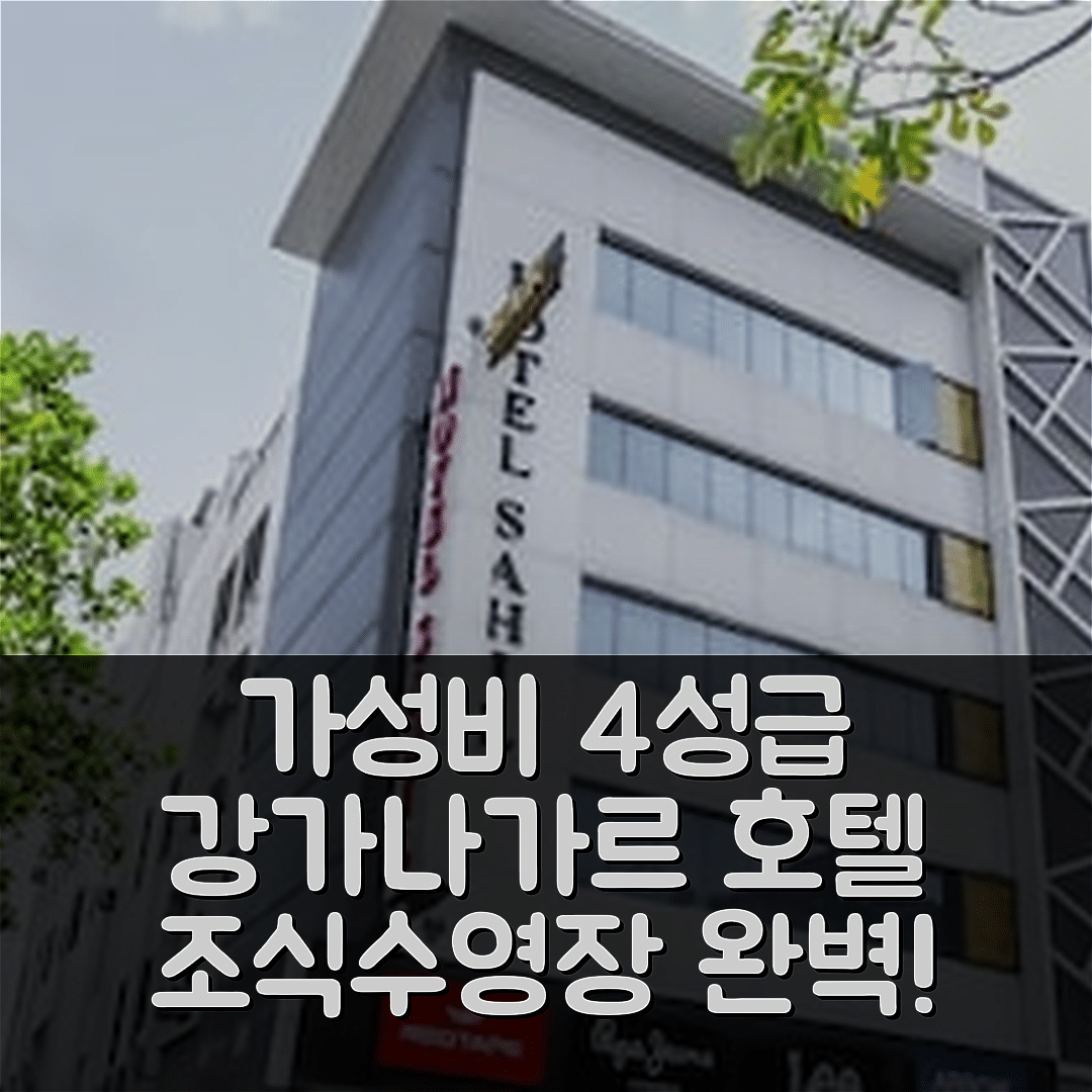 강가나가르 숙소 여행 호텔 추천 오요 44011 호텔 사힐 | 가성비 좋은 4성급 조식과 수영장 정보 7가지
