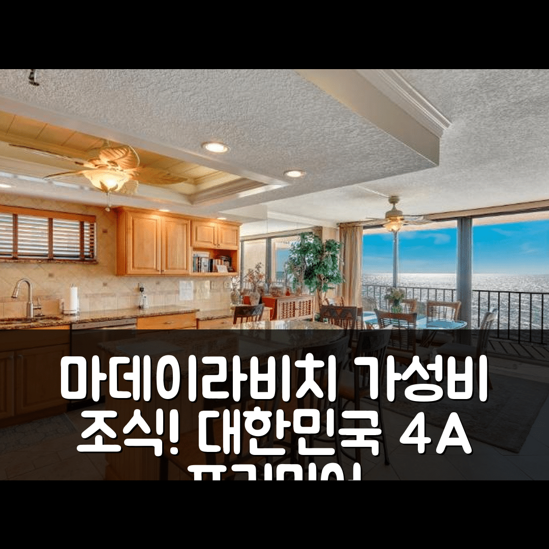 마데이라비치 숙소 여행 호텔 추천 트릴리엄 4A 프리미어 | 가성비 뛰어난 조식과 수영장 정보 7가지