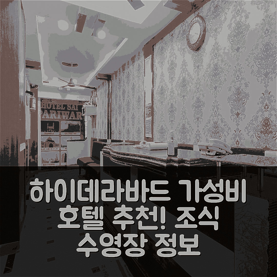 하이데라바드 숙소 여행 호텔 추천 오사이 파리와르 호텔 | 3가지 가성비와 조식, 수영장 정보 공유