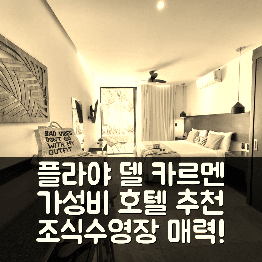 플라야 델 카르멘 숙소 여행 호텔 추천 멜리오라 바이 부닉 | 조식과 수영장이 매력인 가성비 7가지 팁
